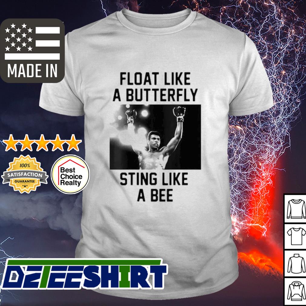 Muhammad Ali Float Float Like A Butterfly Sting Like A Bee Shirt Hoodie Sweater Long Sleeve And Tank Top