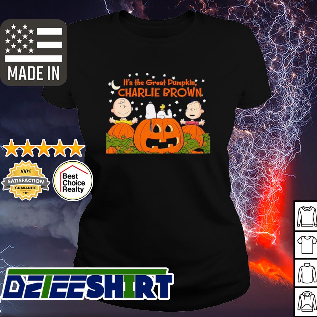 it's the great pumpkin charlie brown shirt