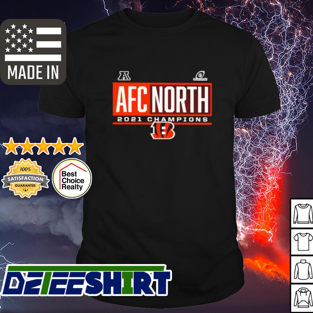 Official 2021 2022 Cincinnati Bengals AFC North Division Champions Shirt,  hoodie, sweater, long sleeve and tank top