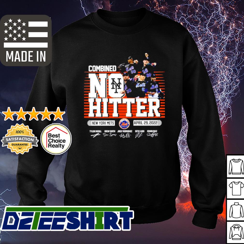 New York Mets Combined no hitter signatures 2022 shirt, hoodie, longsleeve  tee, sweater