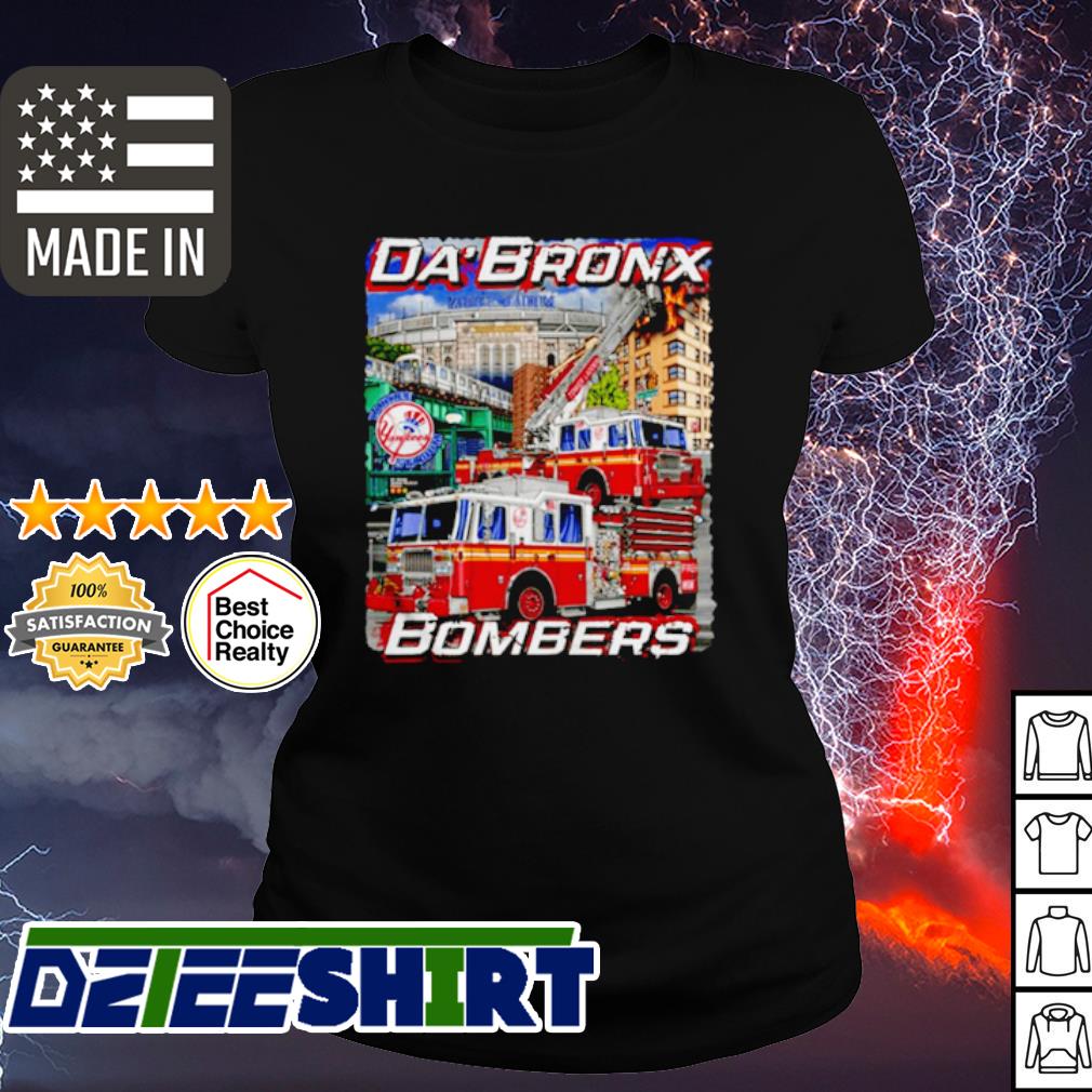 New York City Da Bronx Bombers Yankee Navy Fire Tee