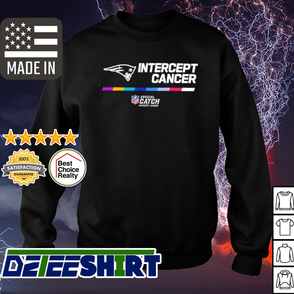 Official Patriots 2022 NFL crucial catch intercept cancer shirt, hoodie,  sweater, long sleeve and tank top