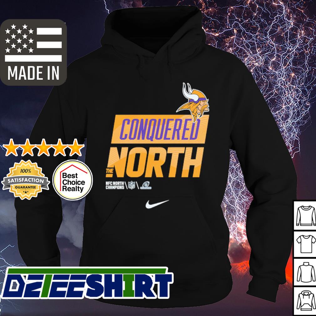 Minnesota Vikings Nike Conquered The North 2022 NFC North Division Champions  Shirt, hoodie, sweater, long sleeve and tank top