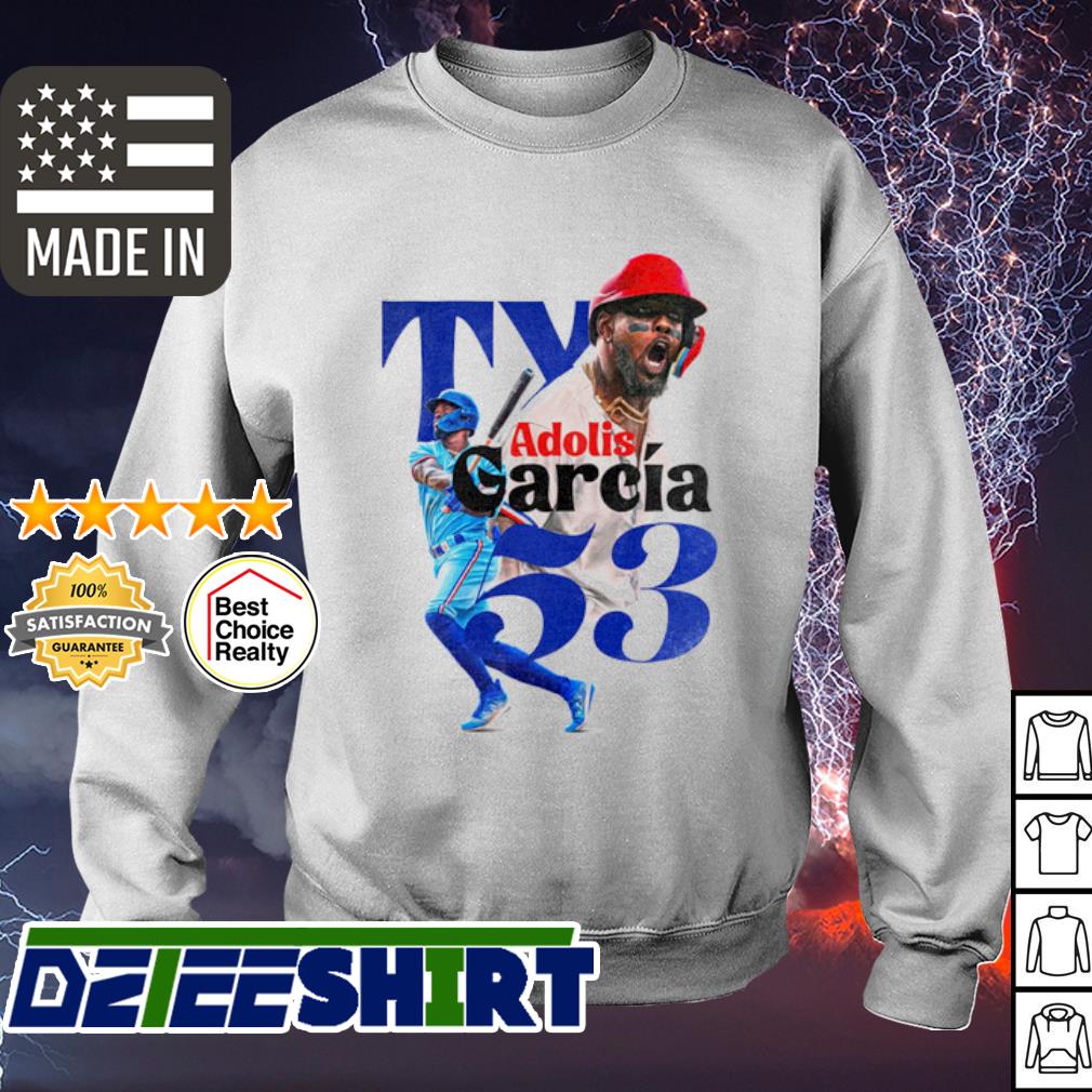 Official el Bombi Adolis García Texas Rangers T Shirt - Limotees