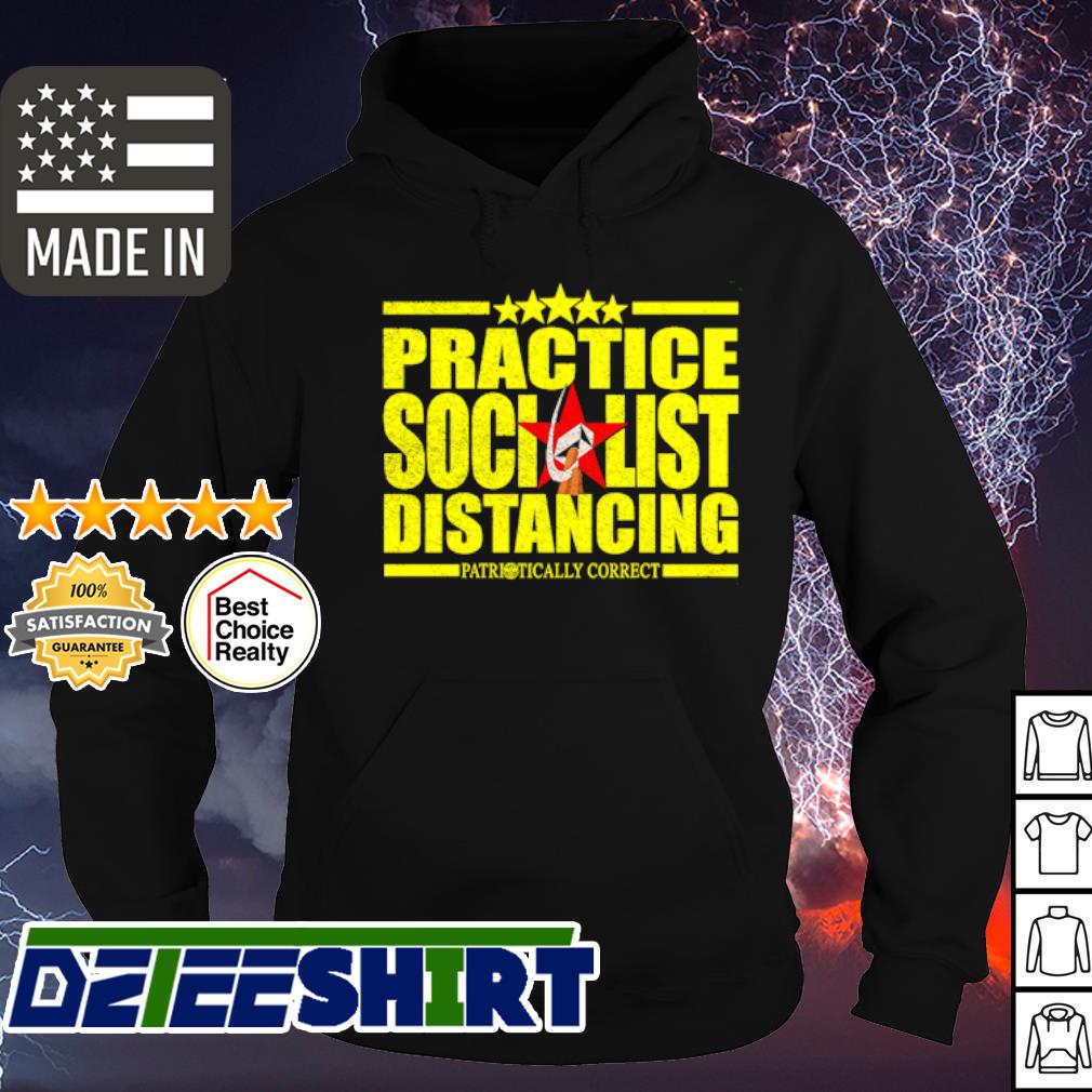 practice socialist distancing t shirt