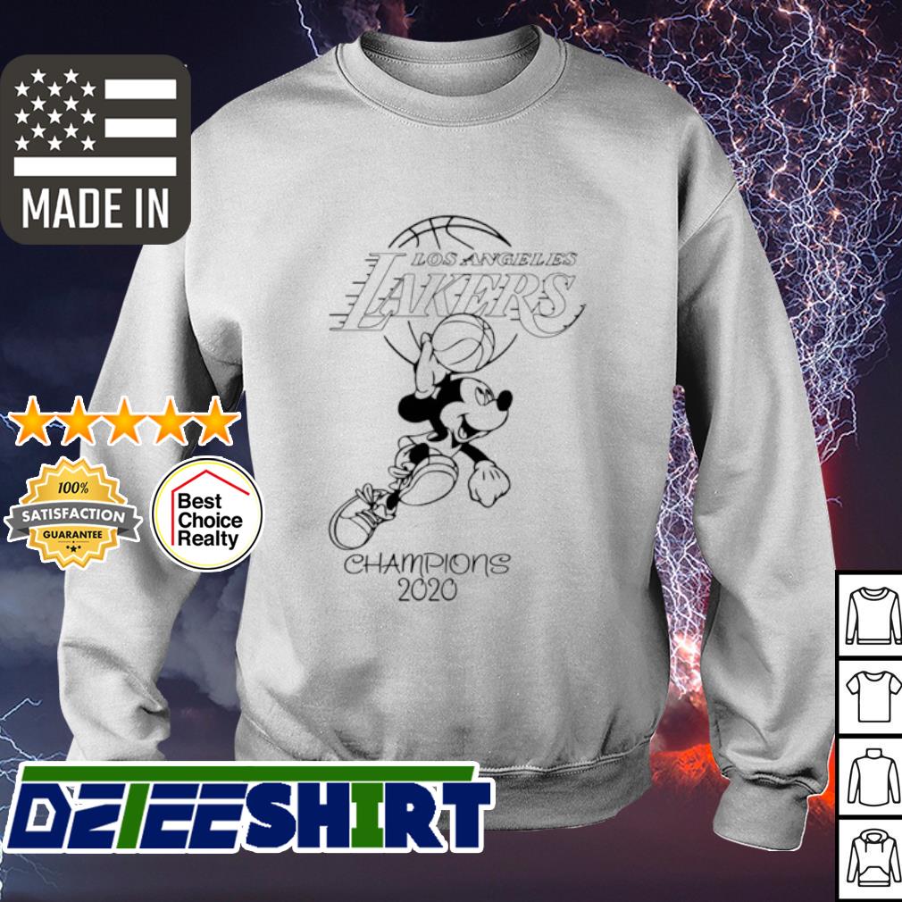 Mickey Mouse Los Angeles Lakers Champions 2020 shirt