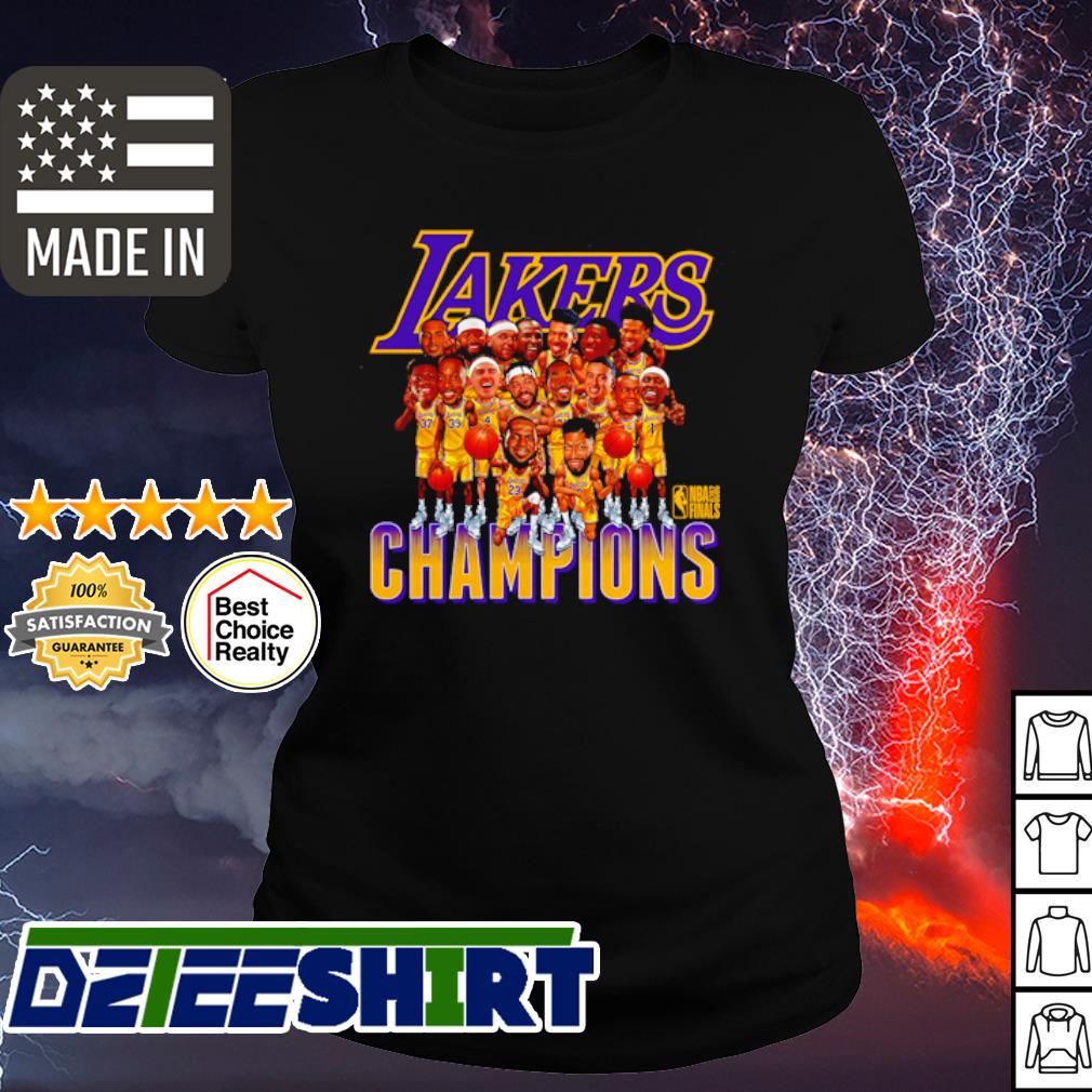 Los Angeles Lakers Fanatics Branded NBA Champions Jumper T-Shirt