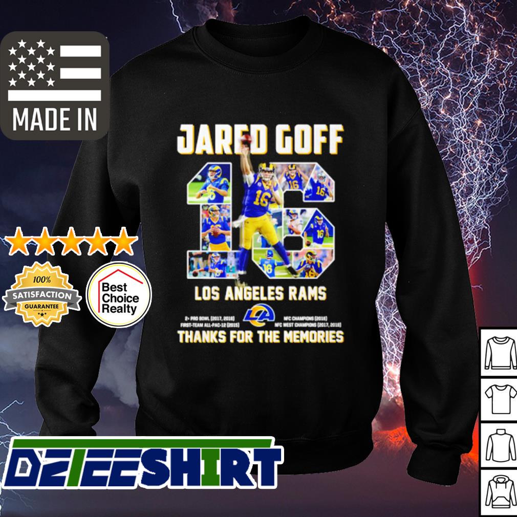 Jared Goff 16 Pro Bowl Games Shirt